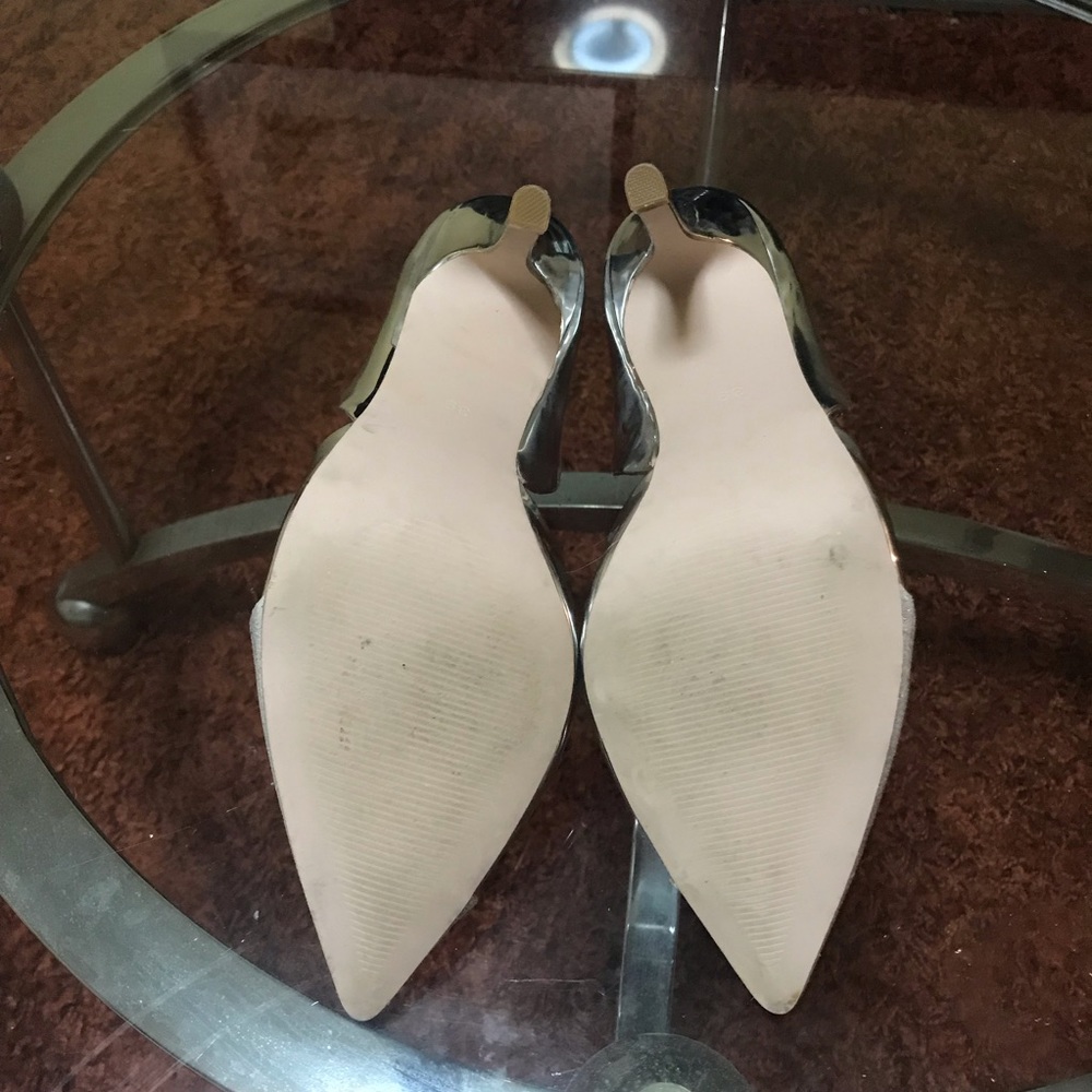 Miss KG silver d’orsay heels - Picture 4 of 5